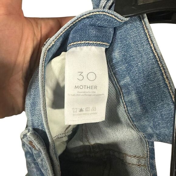 New Mother the Hustler Ankle Fray Jeans 30 Thrilling Shots - Picture 7 of 9